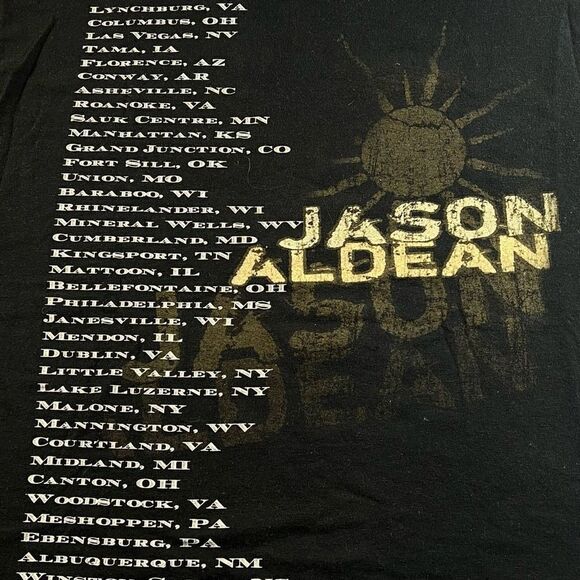 Vintage Y2K Jason Aldean Tour Tee - Picture 4 of 7